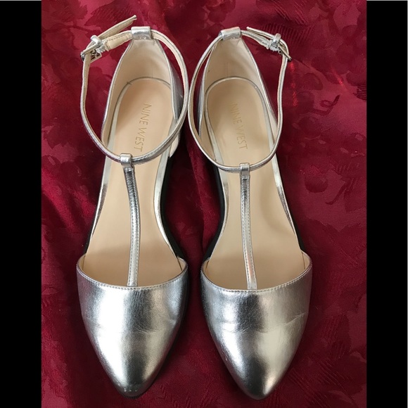 NEW NINE WEST Sz8.5M ANKLE STRAPS - Picture 2 of 8